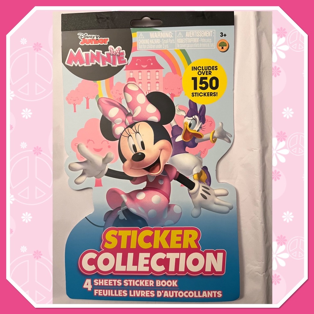 💖New💖2/$10💖Minnie Mouse Sticker Book for Birthday Party Favors💖